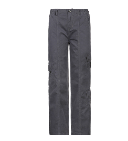 Load image into Gallery viewer, Cargo Solid Baggy Pants
