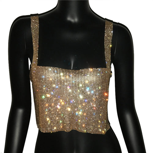 Load image into Gallery viewer, Glitter Nightclub Tank Top
