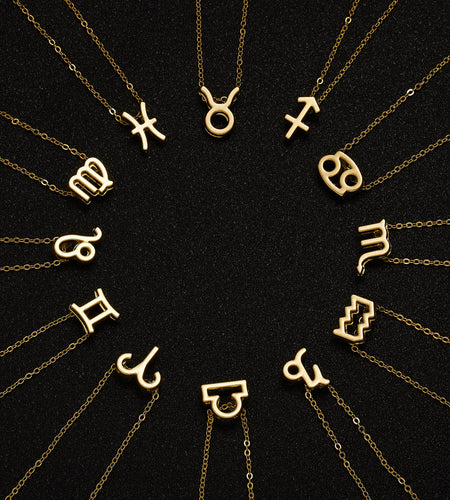Zodiac Sign Pendant Necklace